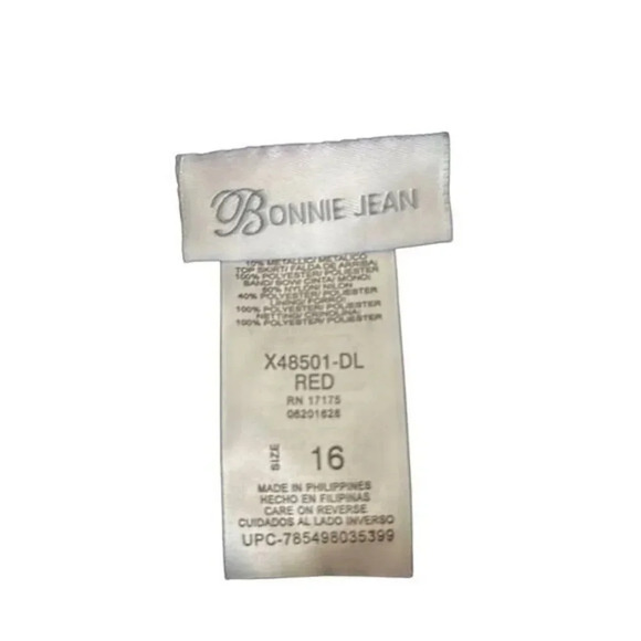 BONNIE Jean Velvet Fit and Flare Dress Size 16‎ - Picture 5 of 9